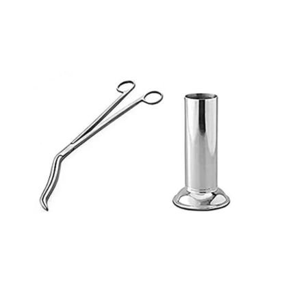 Cheatle Forceps With Cheatle Forceps Jar, Stainless Steel