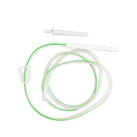 Enema Kit Tube, 1.5 Metre Silicone Tube, 2 Nozzles with Water Flow Control Clamp