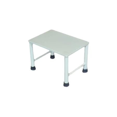 Single Step Foot Stool, Metal Frame with Anti-Slip Top,Bedside Footstep for Hospital/Clinic/Nursing Home and Domestic Use